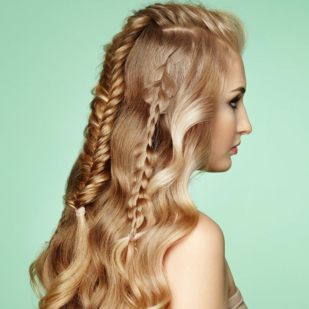 Hicarer bands used in a wedding hairstyle providing invisible grip
