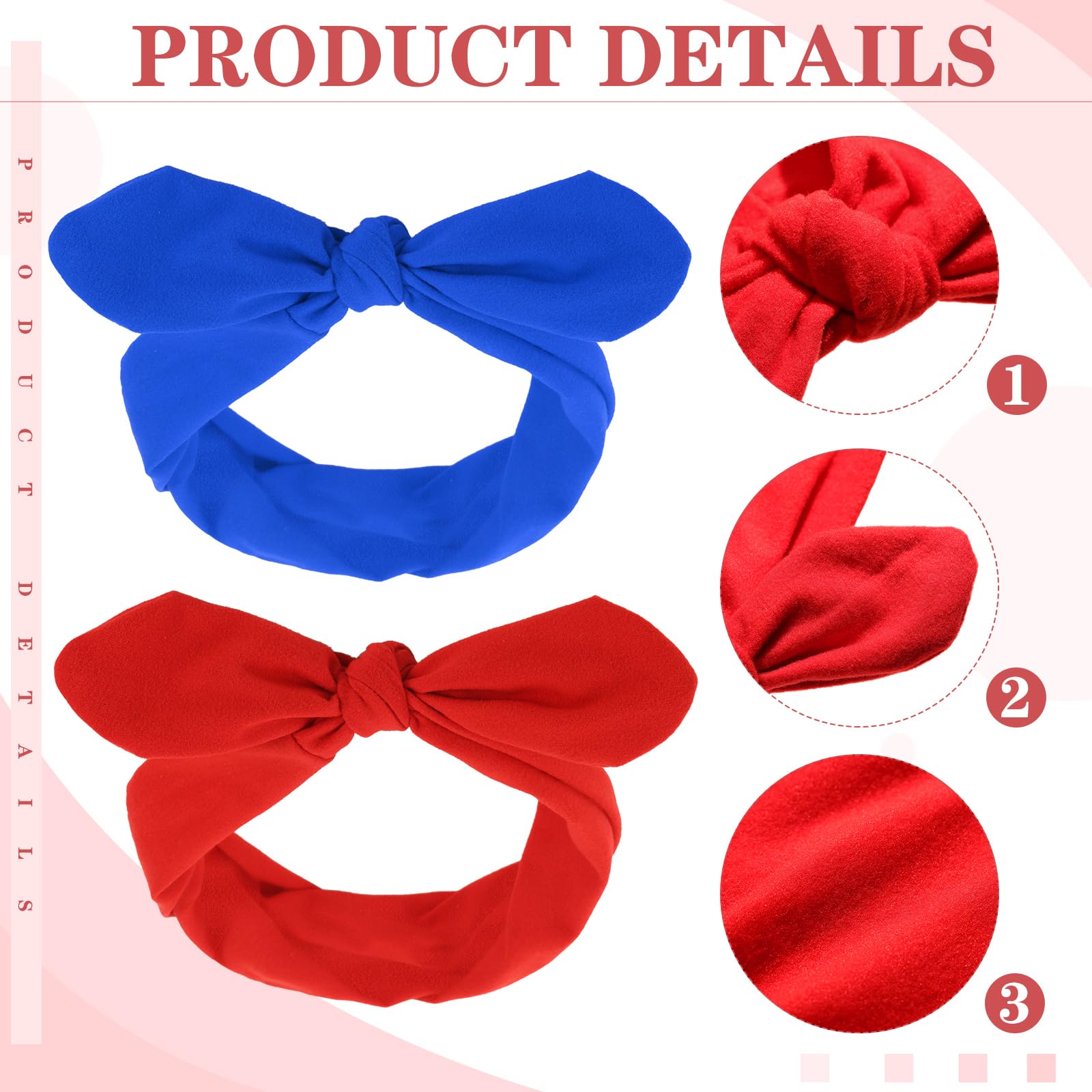 Hicarer removable rabbit-ear bow detail showing styling option