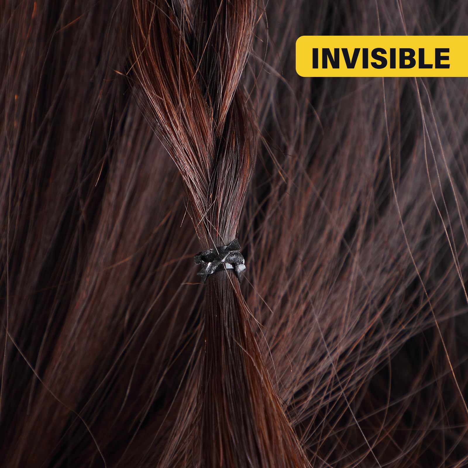 Hicarer used in a braided hairstyle showing neat ends and discreet finish benefit