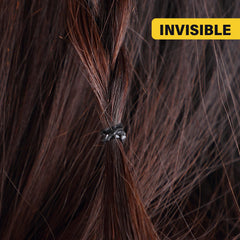 Hicarer used in a braided hairstyle showing neat ends and discreet finish benefit