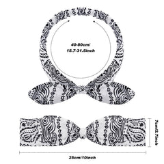 Hicarer close-up of paisley cotton fabric highlighting soft texture and breathable comfort