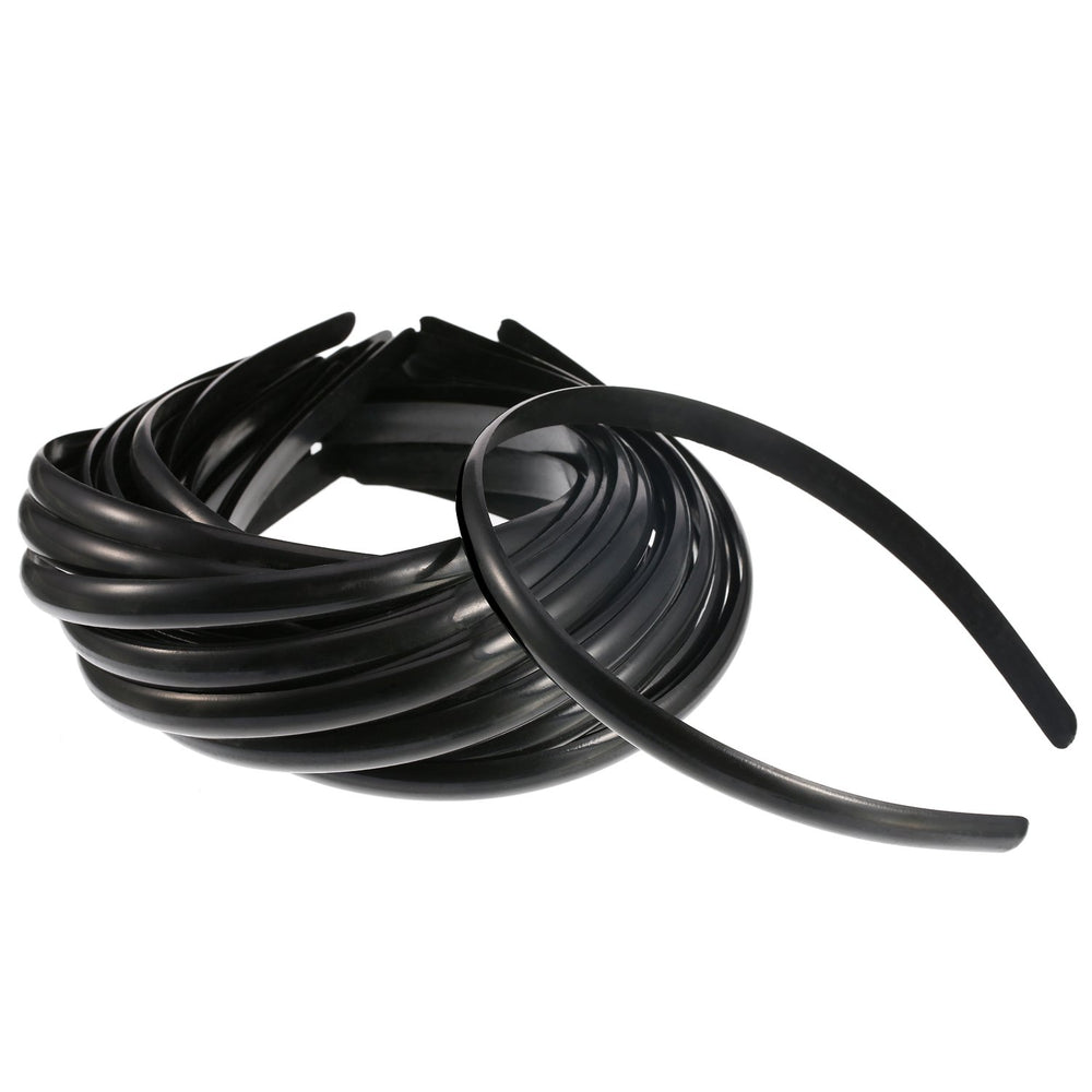 Hicarer front pack showing thirty black headbands for bulk use