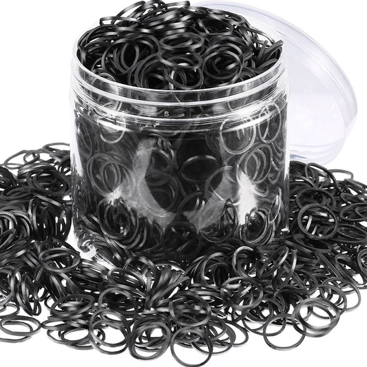 Hicarer front pack showing 2000 mini black bands and compact box for long supply
