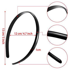 Hicarer headband beside ruler showing dimensions and sizing benefit