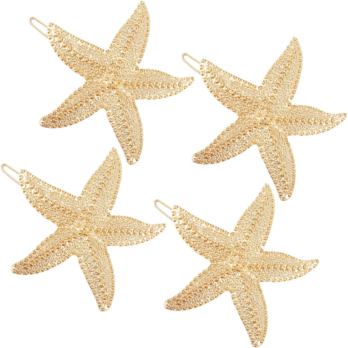 Hicarer starfish front view showing shape and shine for pretty accents