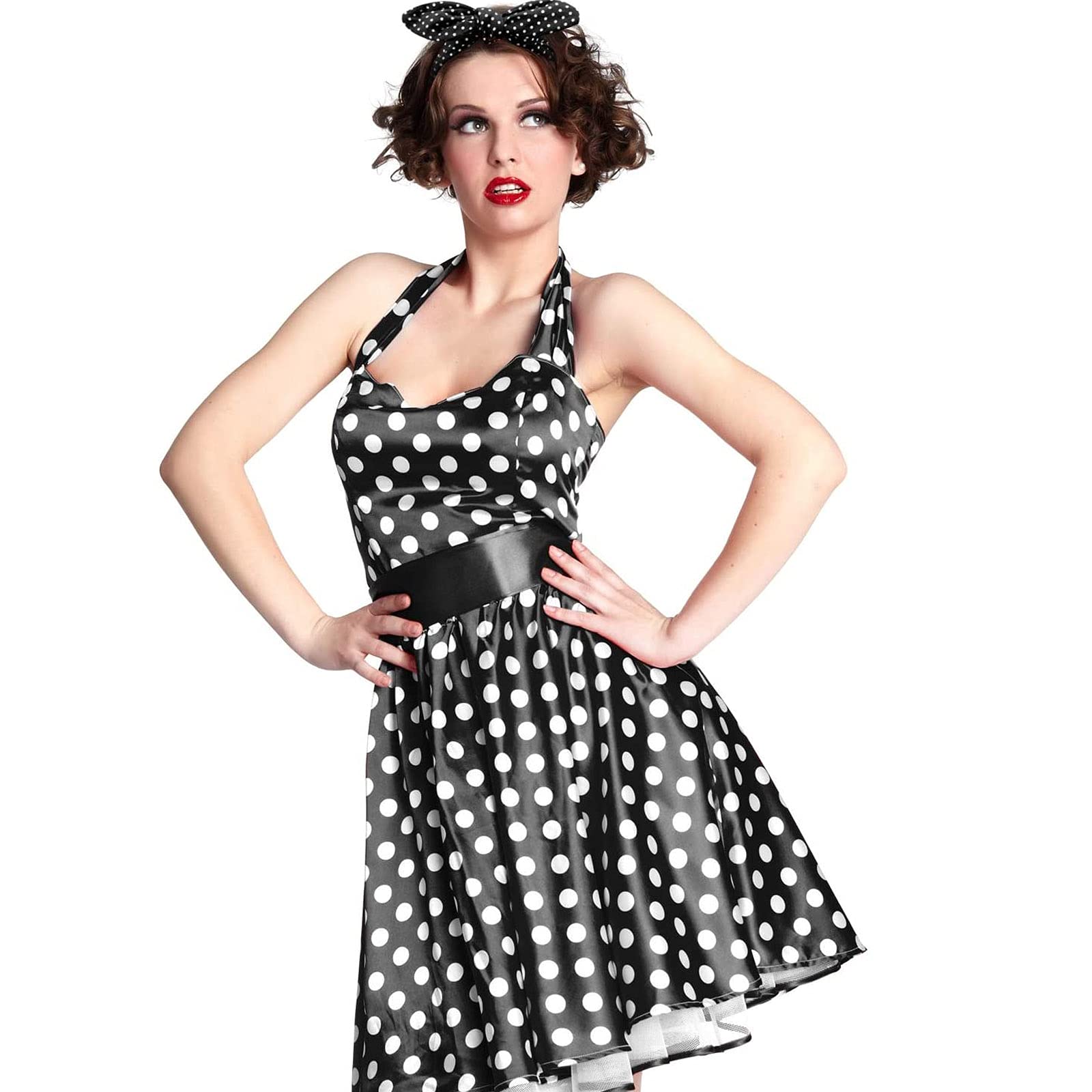 Hicarer worn with vintage outfit demonstrating retro look and styling versatility