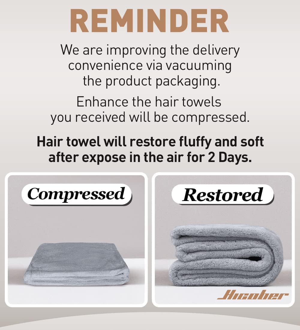 Hicober towel beside hand to show size and lightweight, comfortable fit