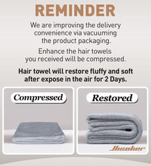 Hicober towel beside hand to show size and lightweight, comfortable fit
