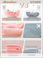 Hicober close-up microfiber texture showing soft fibers that absorb quickly