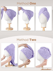 Hicober two towels folded compact for travel showing convenience benefit