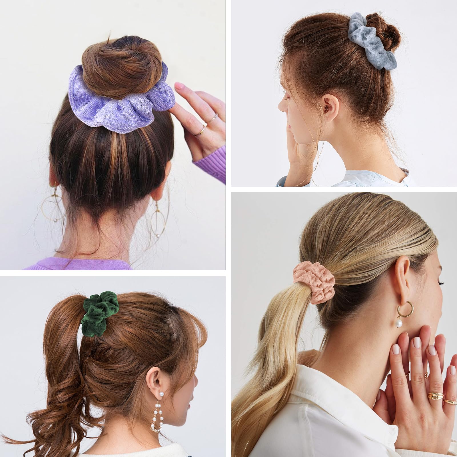 HICONUT gift-ready box with scrunchies arranged for sharing and gifting