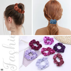 HICONUT scrunchie securing a thick ponytail for strong, comfortable hold
