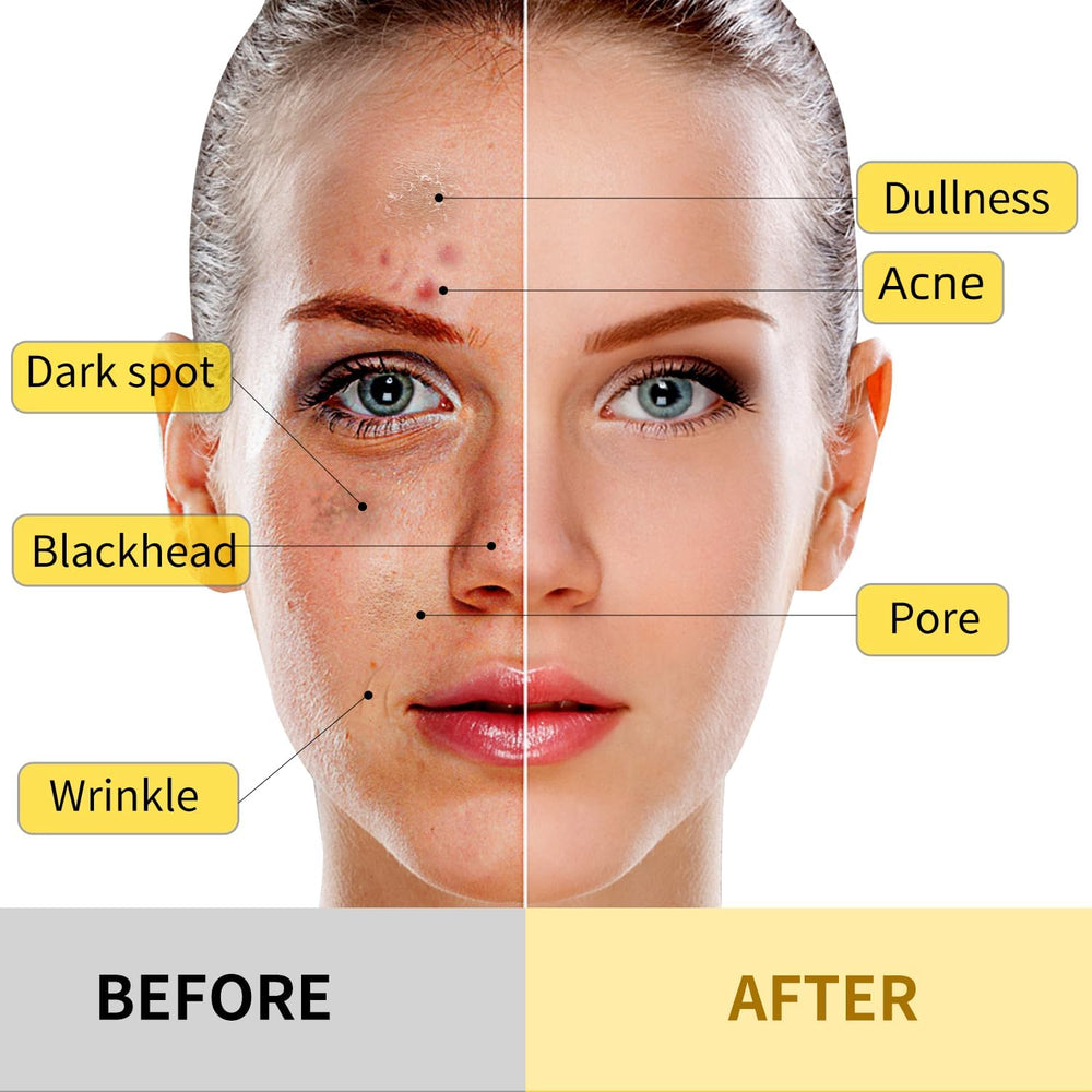 Hicream rinsing mask off face showing gentle removal benefit
