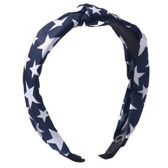 HIFANMM headband front view showing patriotic stars and stripes, festive look