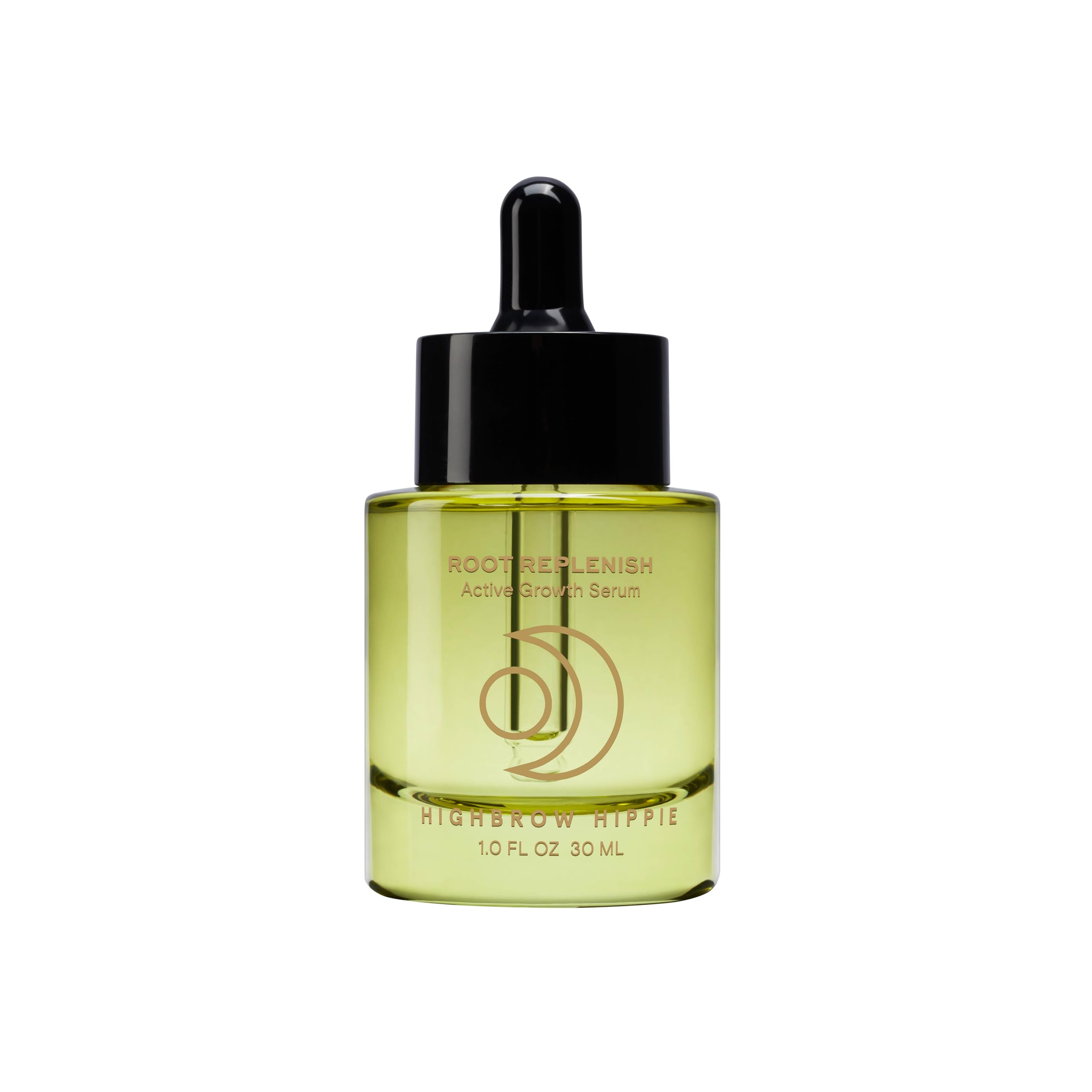 Highbrow Hippie front bottle view showing sleek label and benefit