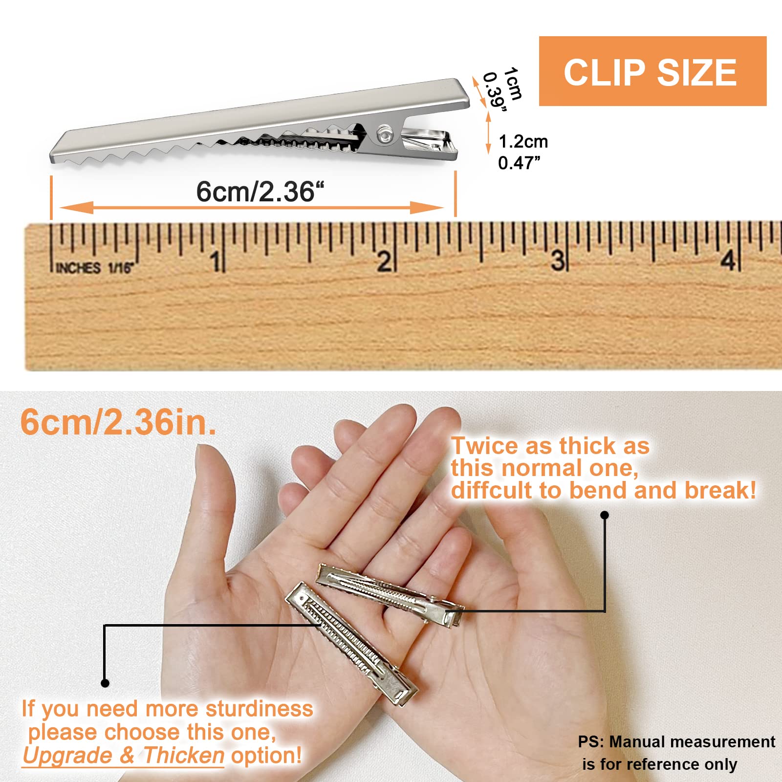 HiJeaton clip holding a finished hair bow illustrating reliable hold and styling use