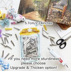 HiJeaton clips on a craft table showing organization and production benefit