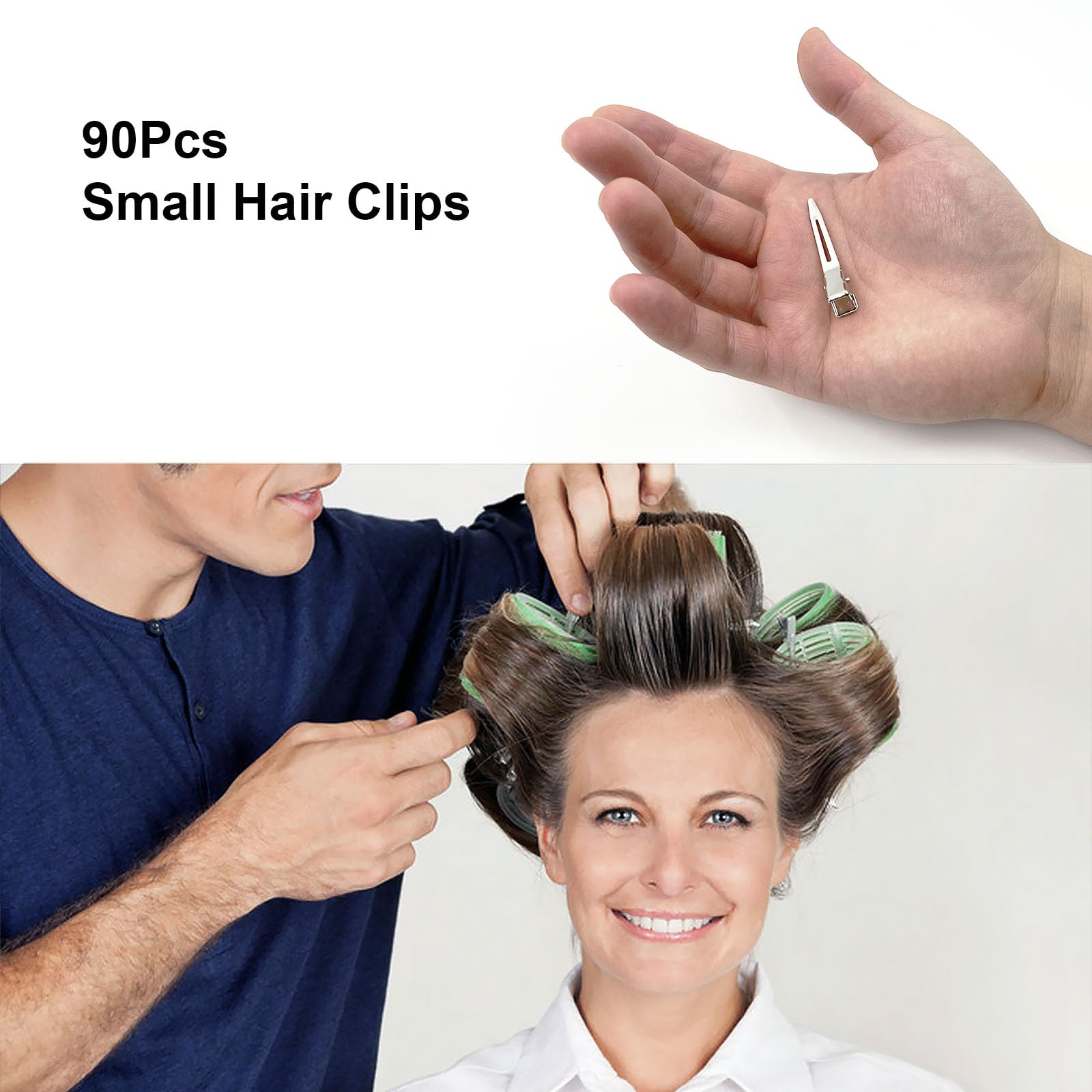 HiJeaton smooth convex clip edge detail preventing snags and hair damage
