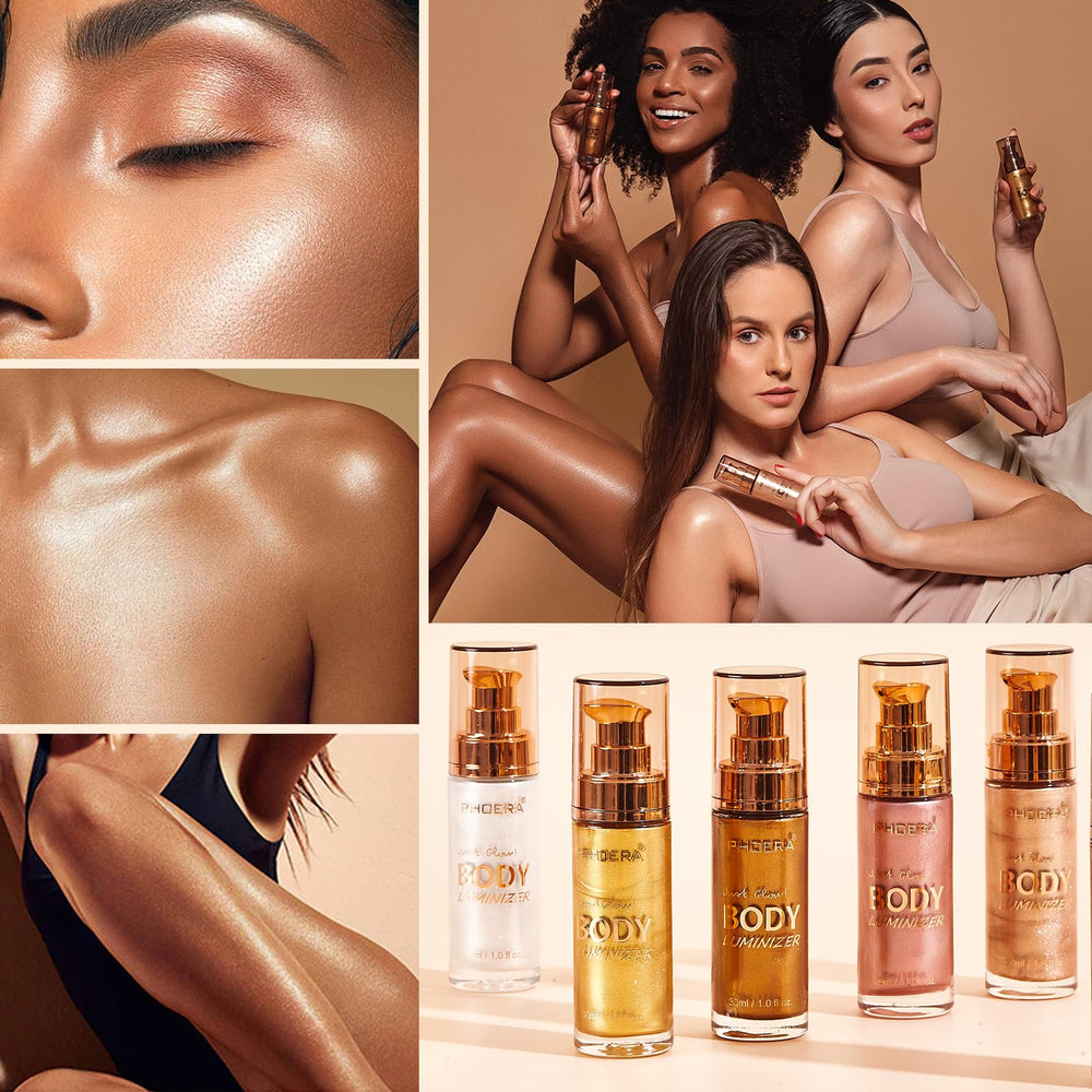 Hilareco PHOERA gel texture close-up revealing pearl pigments for instant glow