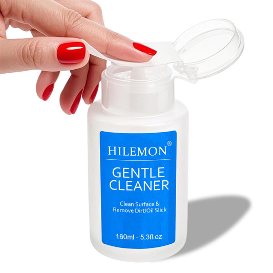 HiLemon front bottle showing clear branding and pump for easy dispensing