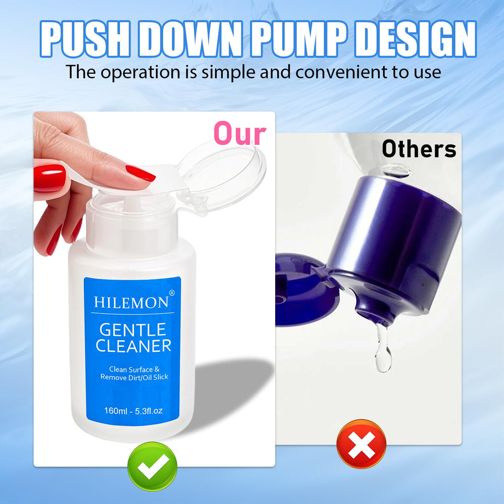 HiLemon bottle in hand to show 160ml size for salon and travel use