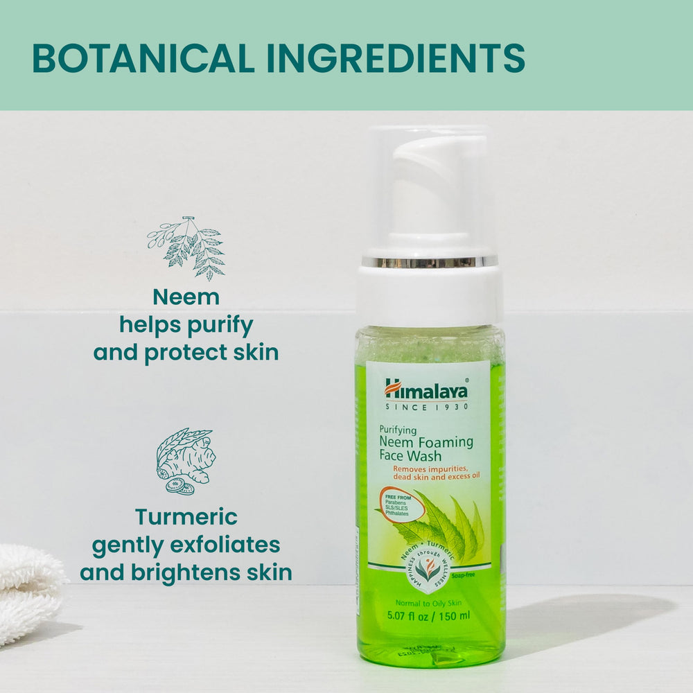 Himalaya 150 ml bottle in hand demonstrating practical size and portability