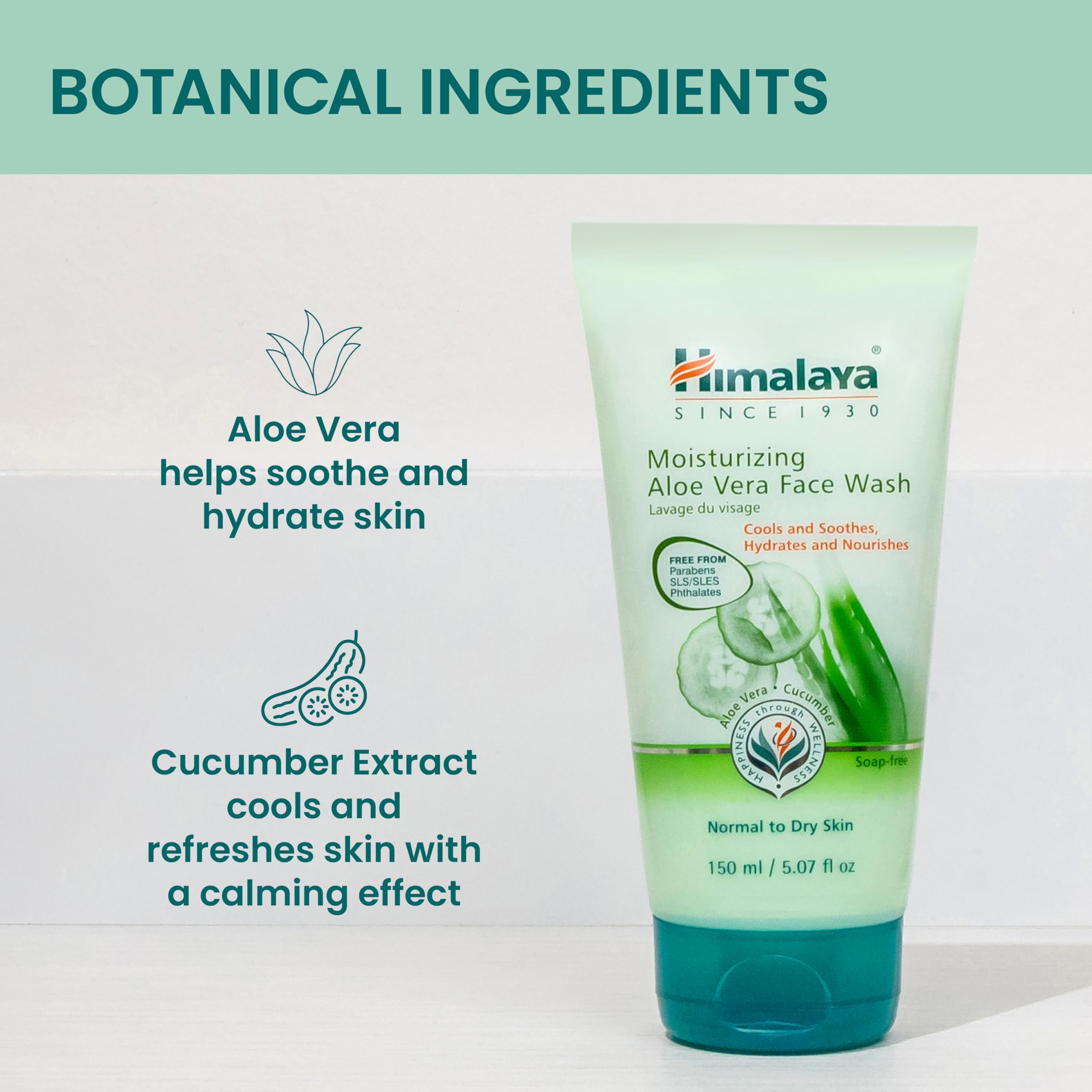 Himalaya 5.07 oz tube in hand showing actual product size