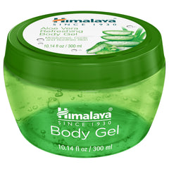 Himalaya aloe vera gel front bottle showing packaging and size benefit
