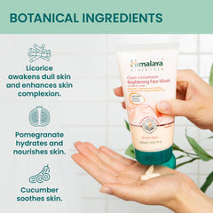 Himalaya face wash in a bathroom routine conveying daily gentle cleansing benefit