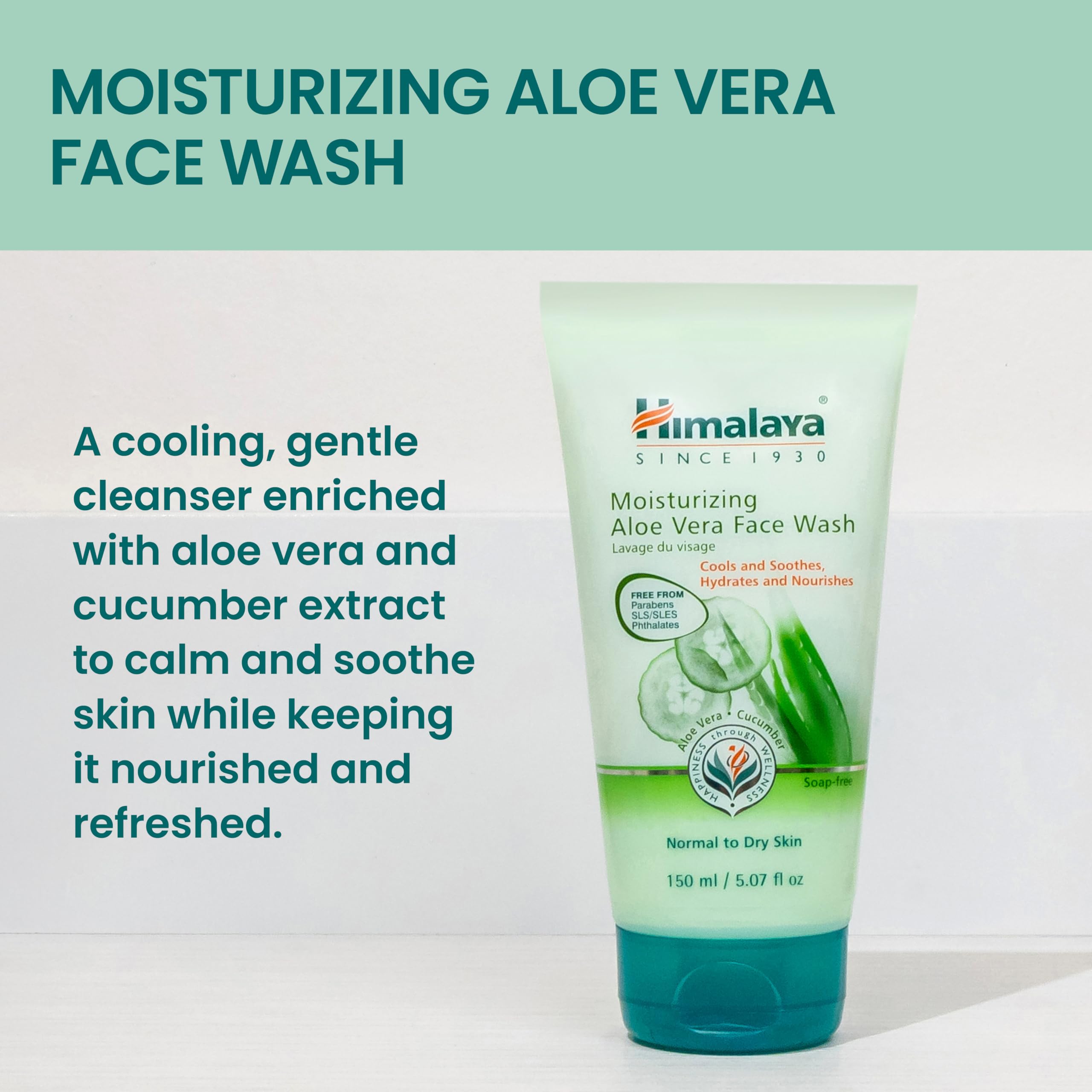 Himalaya dispensed product on hand demonstrating easy use