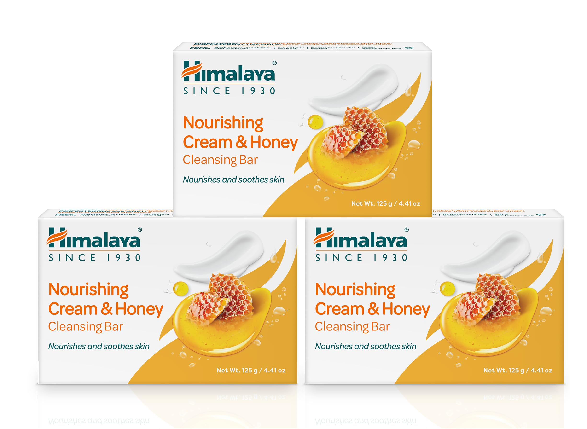 Himalaya front pack showing bar and benefits for gentle cleansing