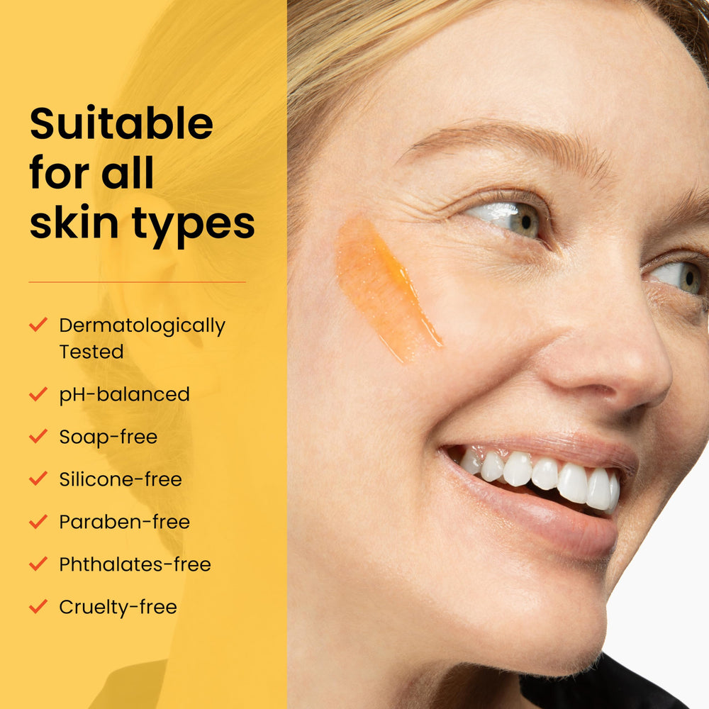 Himalaya label close-up showing ingredient list and clean formulation benefits