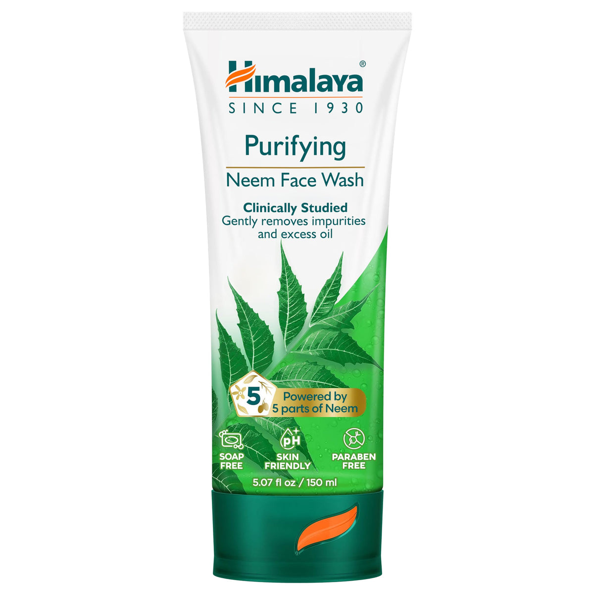 Himalaya front packaging showing gentle cleanser benefits
