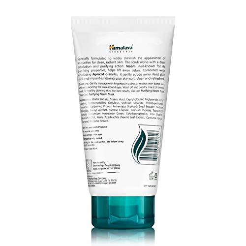 Himalaya creamy scrub texture close-up demonstrating gentle exfoliation
