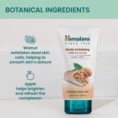Rinsed skin after use with Himalaya scrub showing smoother, refreshed-looking complexion