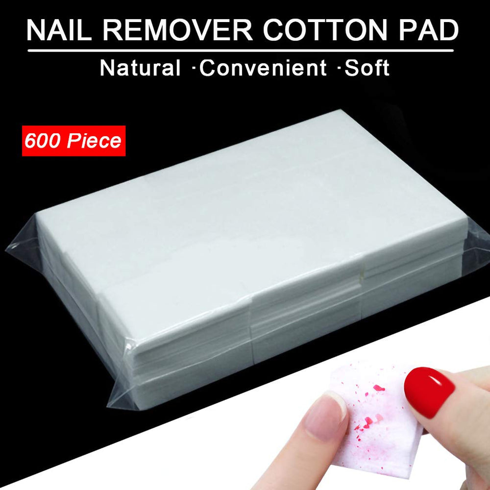 HiMo cotton pad pile next to dispenser bottle for quick acetone application