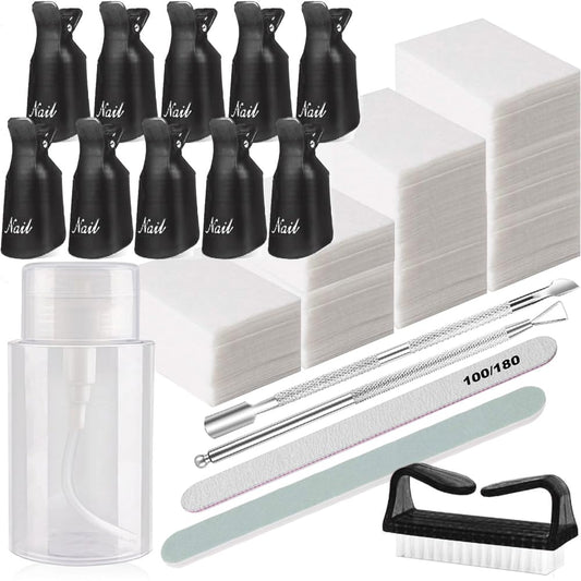 HiMo kit front view showing clips, pads and dispenser for organized removal