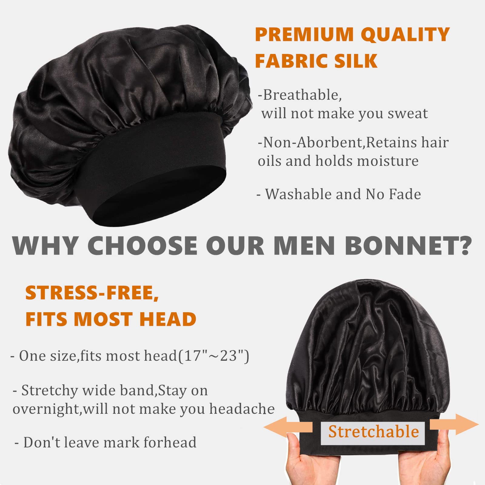 Himoswis double-layer satin inside highlighting smooth lining that protects hair