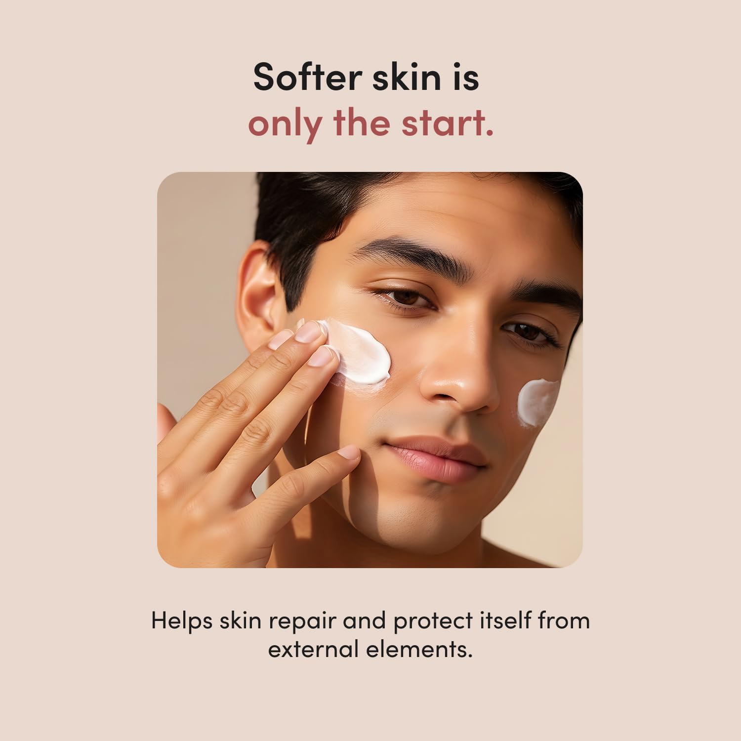 HIMS & HERS ingredient label close-up highlighting clean formula benefits