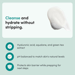 HIMS & HERS Clear Waters gel texture close-up illustrating lightweight hydration