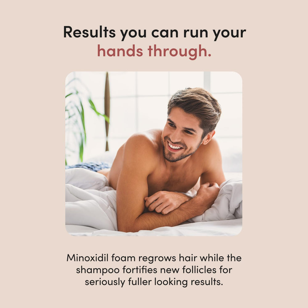 hims set staged on bathroom counter, easy daily routine integration
