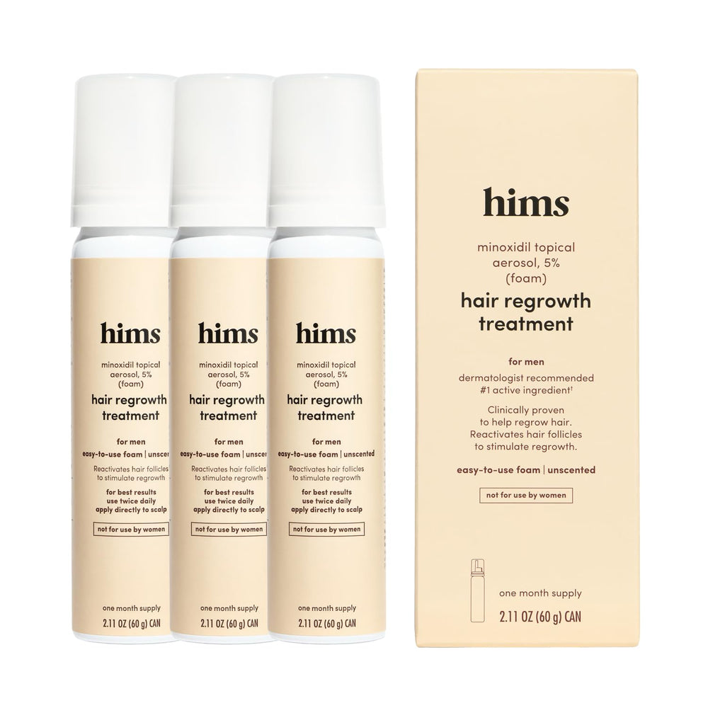hims bottle pack front view showing organized three-pack and benefits