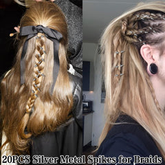 HINGTAI multiple clips in a bun showing stability and dramatic look