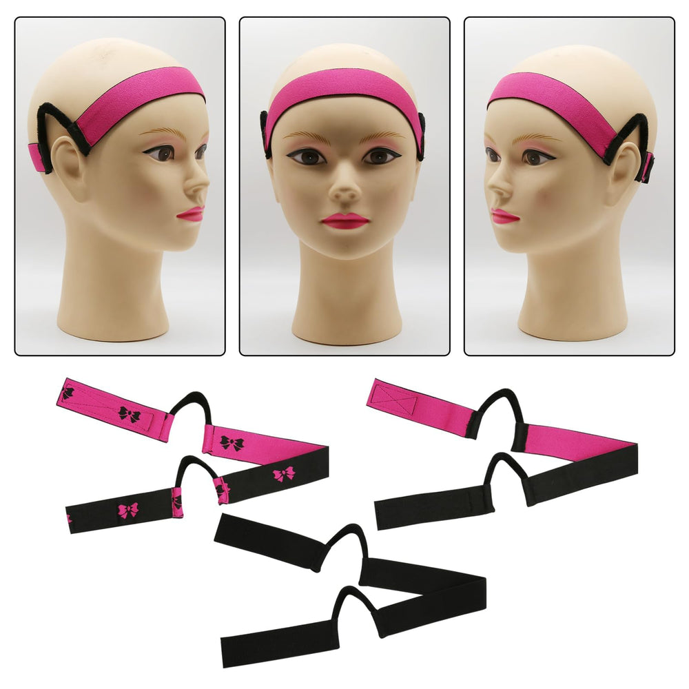 HINGTAI band in use under wig demonstrating secure hold