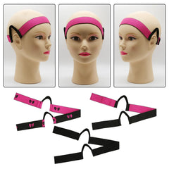 HINGTAI band in use under wig demonstrating secure hold