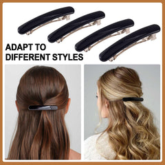 HINZIC barrettes styled in a bridal setting adding subtle, elegant hold