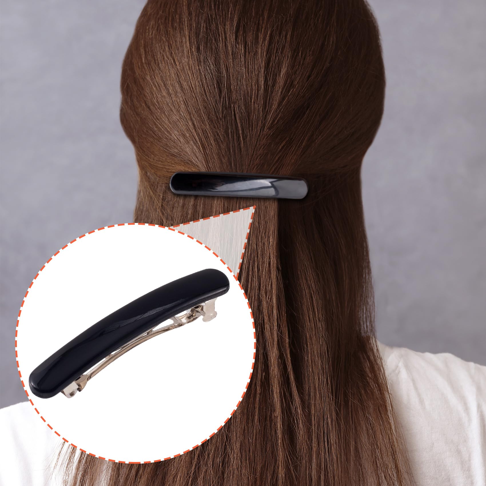 HINZIC side profile showing curved shape that fits head comfortably and reduces movement