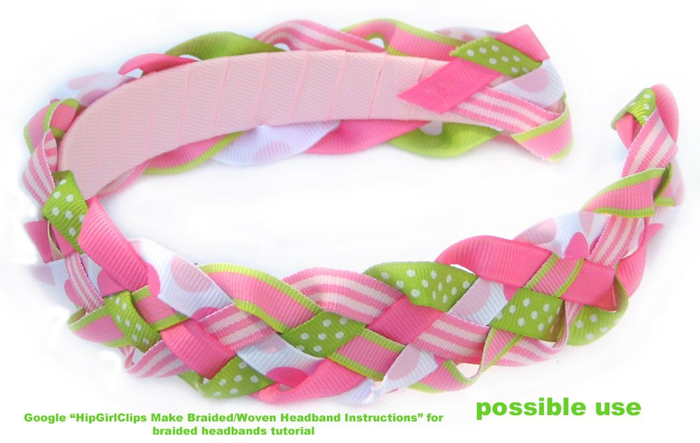 HipGirl white headband worn by a woman demonstrating comfortable everyday hold