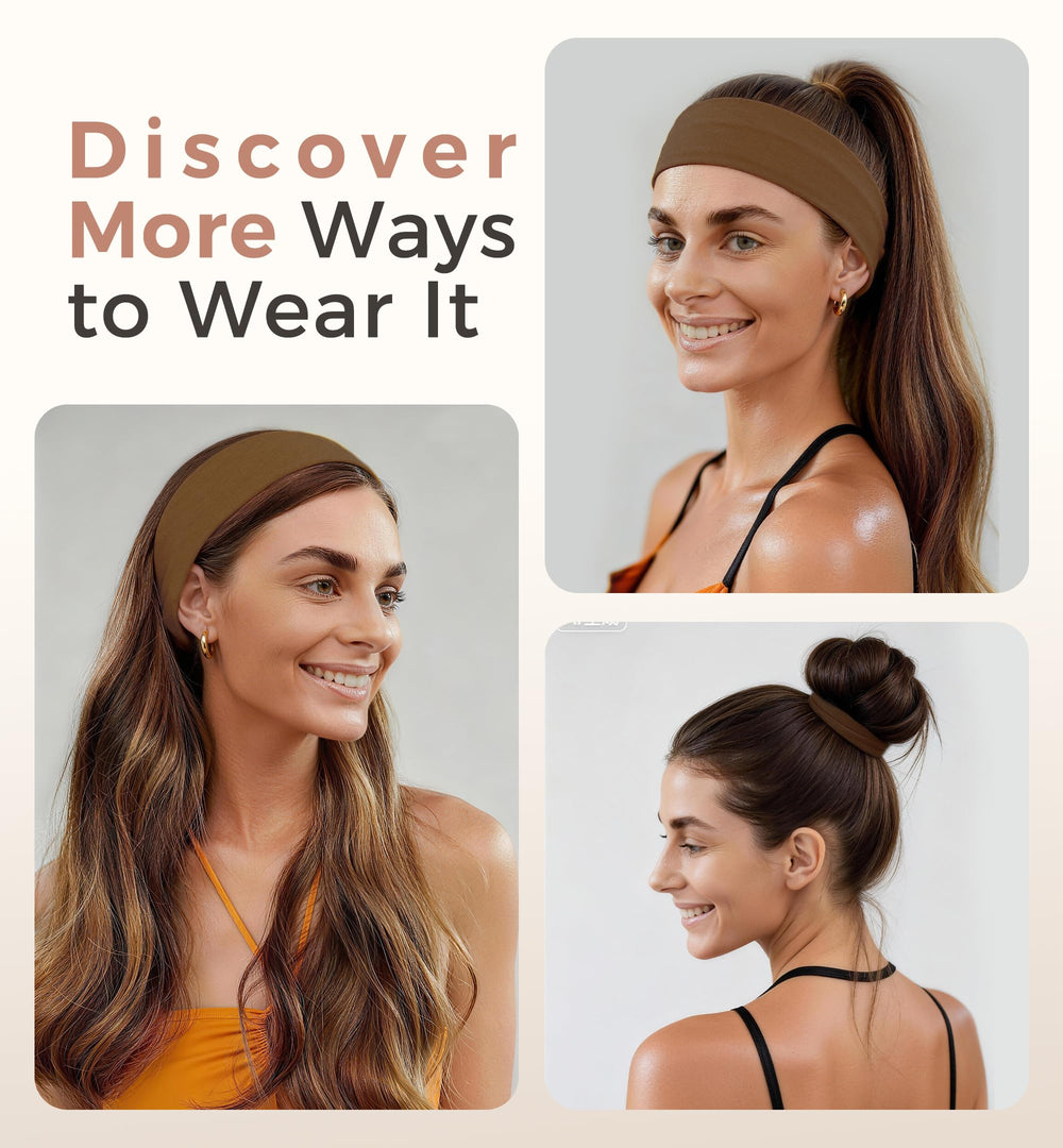 HiRui headband on hand scale comparing size and one-size-fits-most fit