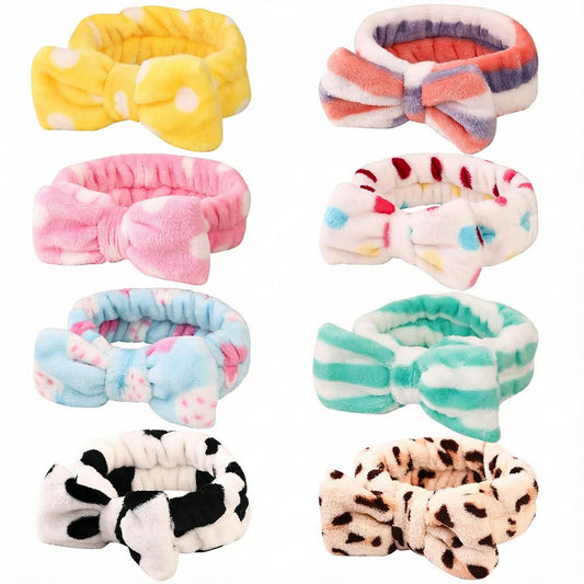 Hishexin front pack showing all eight headbands and colors for easy selection